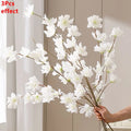 1/3Pcs Sakura Artificial Flowers Bouquet for Garden Party Wedding Marriage Decor Home Room Decor Fake Flowers Vase Ornaments