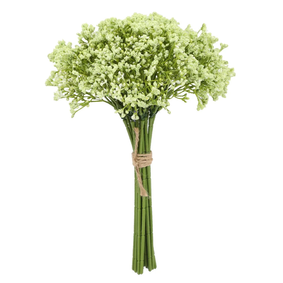 12PCS/set Artificial Gypsophila Flower Wedding Bride Holding Flowers Feeling Gypsophila Bunch Fake Flower Bouquet