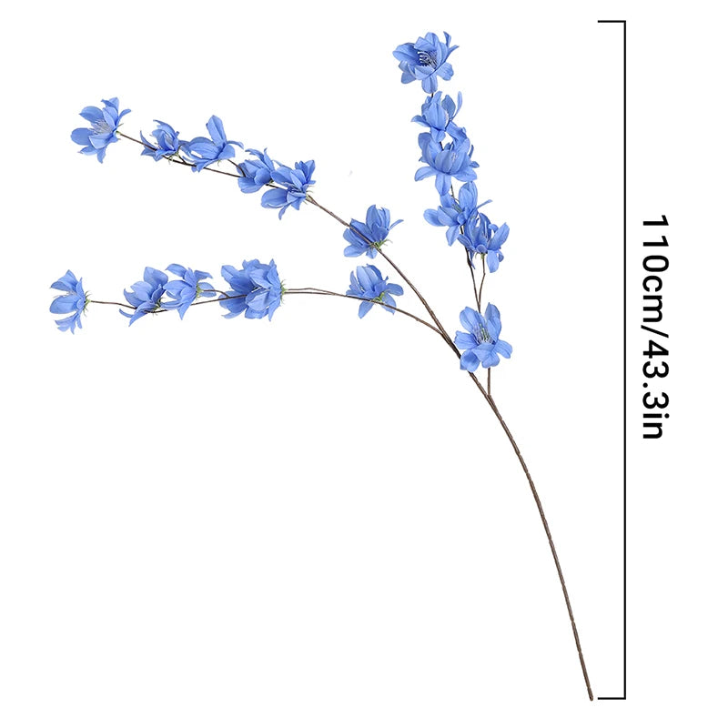 1/3Pcs Sakura Artificial Flowers Bouquet for Garden Party Wedding Marriage Decor Home Room Decor Fake Flowers Vase Ornaments